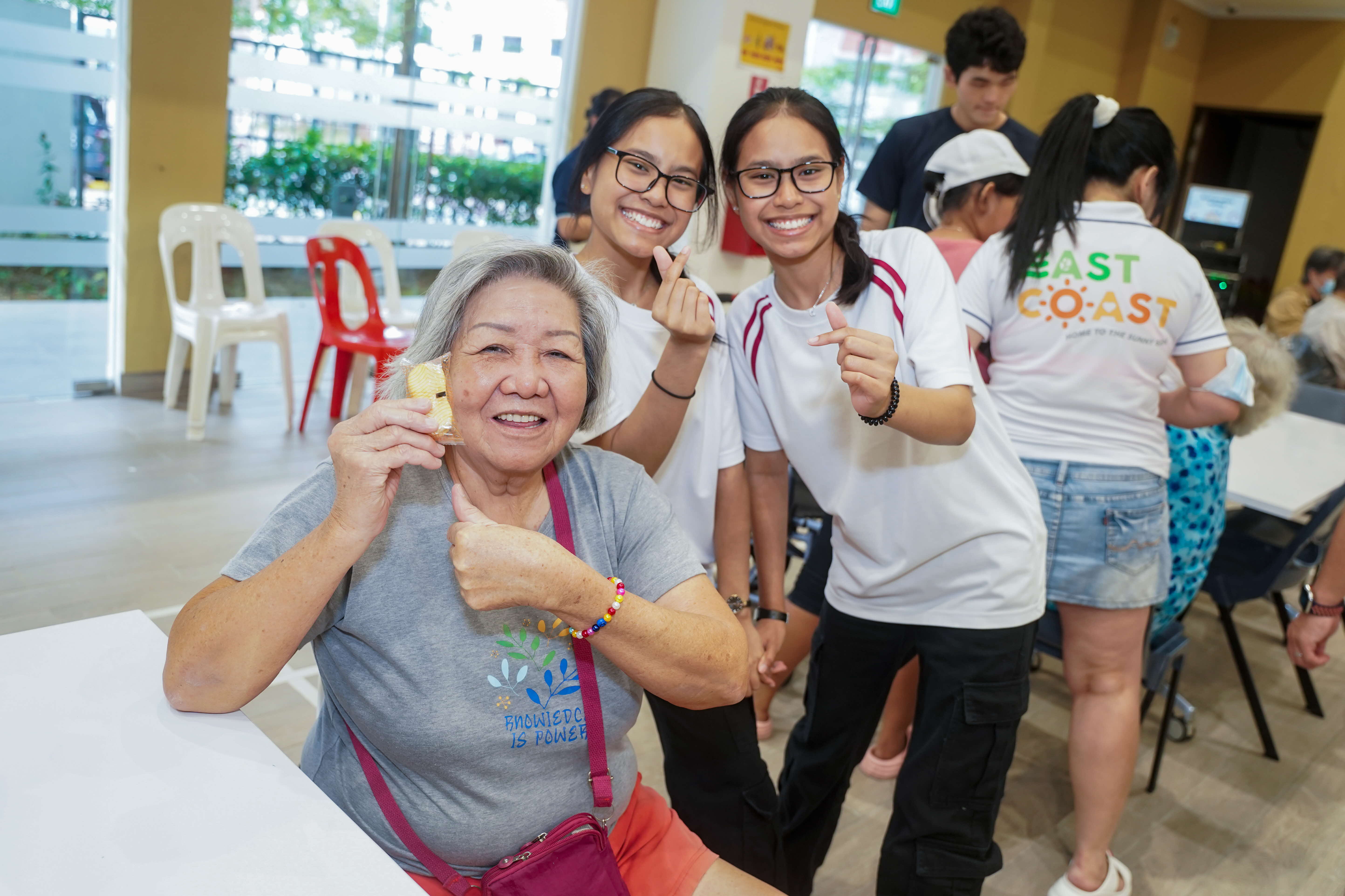 photo of youths and senior